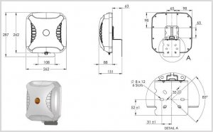Antena Poynting Antena panelowa Poynting XPOL-2-5G-03 SMA-10 11dBi 5
