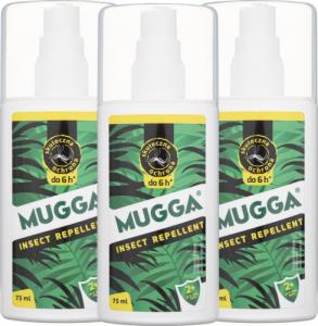 Mugga Spray 9,5% DEET zestaw 3 x 75 ml 1