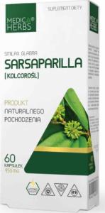 Medica Herbs Medica Herbs Sarsaparilla (Kolcorośl) 450 mg - 60 kapsułek 1