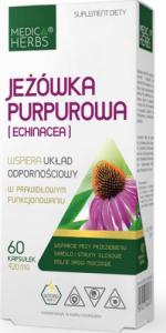 Medica Herbs Medica Herbs Jeżówka Purpurowa (Echinacea) 420 mg - 60 kapsułek 1