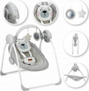 MoMi Bujaczek Leżaczek Huśtawka Elektryczna Momi Liss 5