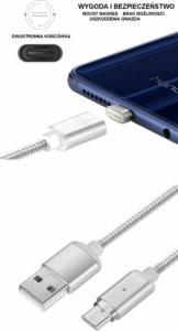 Kabel USB Xiaomi Magnetyczny Kabel Usb Typ-C Lg G6 Xiaomi P9 P10 S8 4