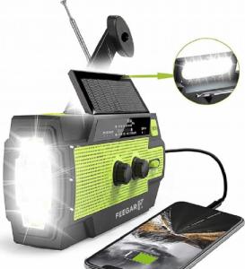 Radio Feegar Radio Budowlane Fm Solar Latarka Powerbank Feegar 13