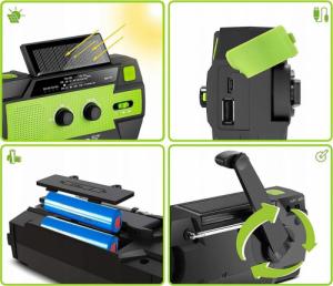 Radio Feegar Radio Budowlane Fm Solar Latarka Powerbank Feegar 3