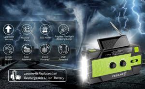 Radio Feegar Radio Budowlane Fm Solar Latarka Powerbank Feegar 10