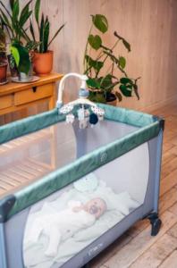 MoMi Karuzela Do Łóżeczka Melodie Zabawki 2W1 Momi Kiki 7