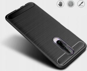 Etui pancerne KARBON do Redmi K30 czarne 2