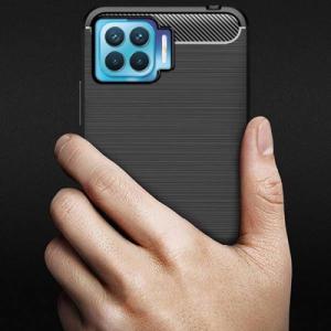 Etui pancerne KARBON do Oppo Reno 4 Lite czarne 8