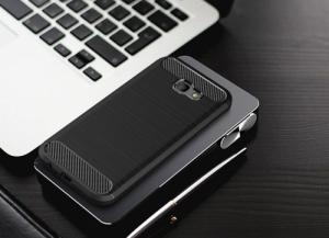 Etui pancerne KARBON do Samsung Galaxy A7 2017 czarne 8