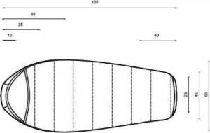 Hannah Śpiwór Hannah Spring jr molten lava 145L Uniwersalny 3