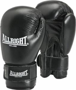 Allright Rękawice bokserskie Allright Professional skóra naturalna czarny 2206 10oz 1
