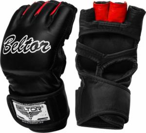 Beltor Beltor rękawice MMA Blade czarny-czerwony B0755 M 1