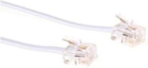 MicroConnect Kabel telefoniczny RJ11, 6P/4C, 1m (MPK181W) 1