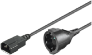 Kabel zasilający MicroConnect Adapter C14 -Schuko, 2m (PE130200) 1