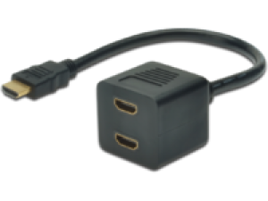 MicroConnect HDMI - HDMI, 0.2, Czarny (MONJK8) 1