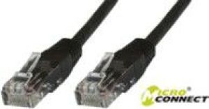 MicroConnect U/UTP CAT5e 0.3M Black PVC (UTP5003S) 1
