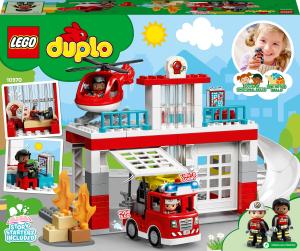 LEGO Duplo Remiza strażacka i helikopter (10970) 2