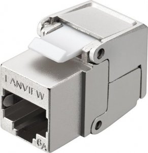 Lanview Cat6a Shielded flip jack 1