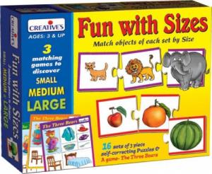 Creative Educational Gra językowa - 'Fun with Sizes' Creative Educational 1