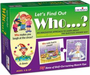 Creative Educational Gra językowa - 'Let's Find out- Who?' Creative Educational 1