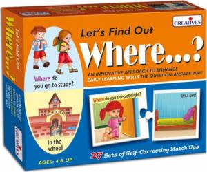 Creative Educational Gra językowa - 'Let's Find out- Where?' Creative Educational 1