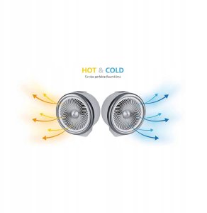 Termowentylator Steba Steba fan heater VTH 2 Hot & Cold (white/silver) 3