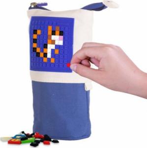 Piórnik Pixie Crew Pionowy piórnik na suwak z niebieskim panelem 3