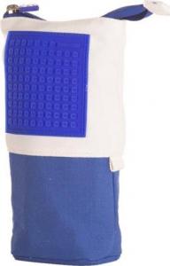 Piórnik Pixie Crew Pionowy piórnik na suwak z niebieskim panelem 4