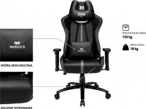 Fotel IMBA Seat WARLOCK czarny 5