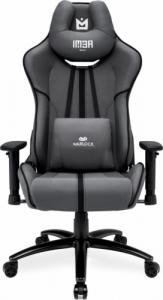 Fotel IMBA Seat WARLOCK materiałowy szaro-czarny 1