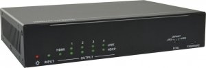 VivoLink HDBT splitter 1x4 with loop 3