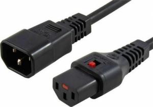 Kabel zasilający MicroConnect IEC LOCK C13 to C14 1
