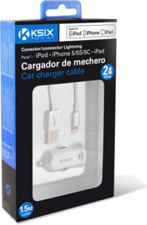 Ładowarka Ksix 1x USB-A 2.4 A  (B0914CR02) 2