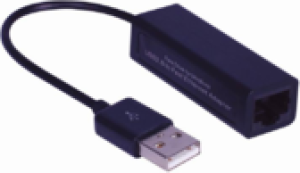 Karta sieciowa MicroConnect USB - RJ-45 Czarny (USBETHB) 1