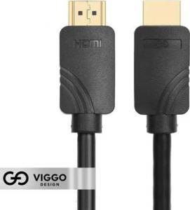 Kabel Viggo Design HDMI - HDMI 2m czarny 1