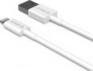 Kabel USB Orico USB-A - Lightning 1 m Biały (AL01-10-WH-BP) 3