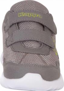 Kappa Buty dla dzieci Kappa Cracker II K szaro-limonkowe 260647K 1633 29 4