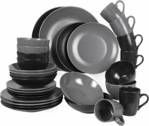 Orion Kubek z uchem do picia kawy herbaty napojów ceramiczny szary alfa 350 ml 5