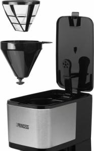 Ekspres przelewowy Princess Princess Ekspres do kawy Comact 12, 750 W, 1,25 L, czarno-srebrny 7