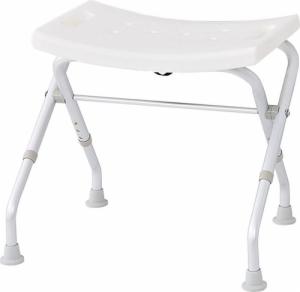Ridder RIDDER Składany stołek prysznicowy, biały, do 110 kg, A0050301 1
