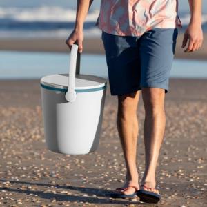 Keter Keter Stolik z lodówką Go Bar, biel i morski niebieski 3