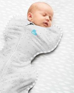 Love to dream Love to Dream Otulacz Swaddle Up Lite, etap 1, M, szary w napisy 3