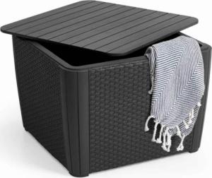 Allibert Allibert Stolik ogrodowy Luzon , grafitowy, 241664 5