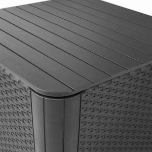 Allibert Allibert Stolik ogrodowy Luzon , grafitowy, 241664 6