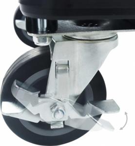 vidaXL vidaXL Składany wózek transportowy, 150 kg, aluminiowy, srebrny 9