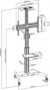 VivoLink Mobile stand upto VESA 11