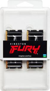 Pamięć do laptopa Kingston Fury Impact, SODIMM, DDR5, 64 GB, 4800 MHz, CL38 (KF548S38IBK2-64                ) 4