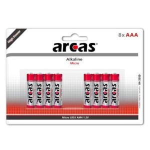 Arcas Bateria AAA / R03 8 szt. 1