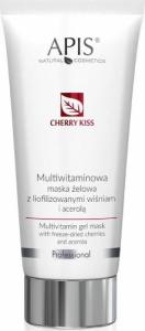 APIS Cherry Kiss Multivitamin Gel Mask multiwitaminowa maska żelowa z liofilizowanymi wiśniami i acerolą 200ml 1