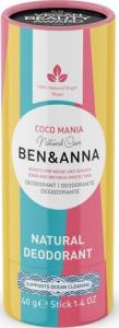 Ben&Anna BEN&amp;ANNA_Natural Deodorant naturalny dezodorant na bazie sody w sztyfcie Coco Mania 40g 1